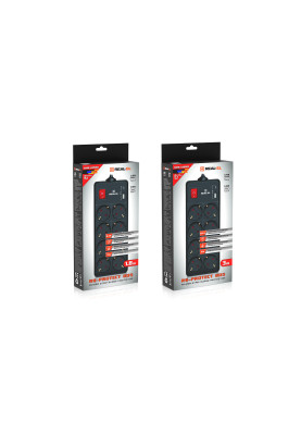Фільтр живлення REAL-EL RS-Protect 805 1.8м Black (EL122300042)