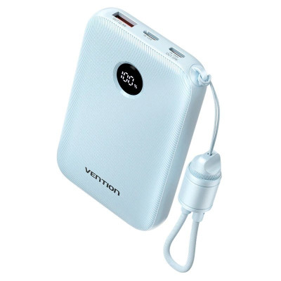 Універсальна мобільна батарея Vention 10000mAh 22.5W Blue (FKAL0-C)