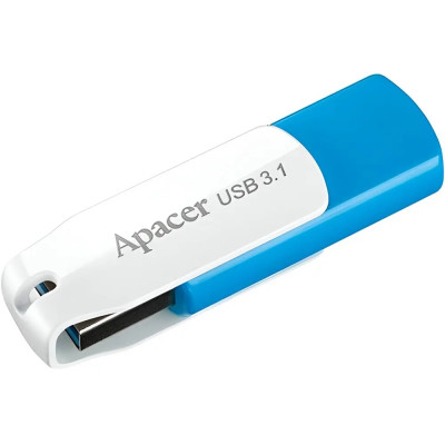 Флеш-накопичувач USB3.2 128GB Apacer AH357 Blue/White (AP128GAH357U-1) Флеш-накопичувач USB3.2 128GB Apacer AH357 Blue/White (AP128GAH357U-1)