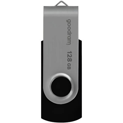Флеш-накопичувач USB3.2 128GB Goodram UTS3 (Twister) Black (UTS3-1280K0R11)