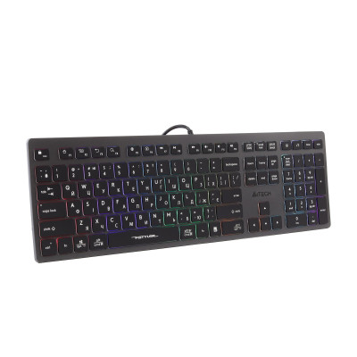 Клавіатура A4Tech Fstyler FX60H Grey Neon Backlit Клавіатура A4Tech Fstyler FX60H Grey Neon Backlit
