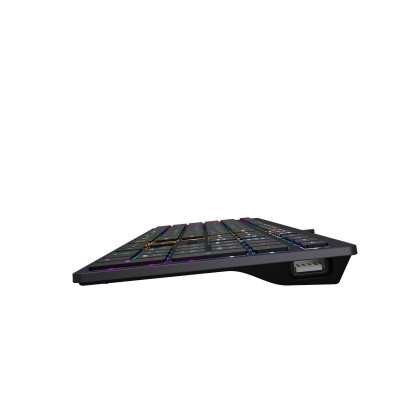 Клавіатура A4Tech Fstyler FX60H Grey Neon Backlit Клавіатура A4Tech Fstyler FX60H Grey Neon Backlit