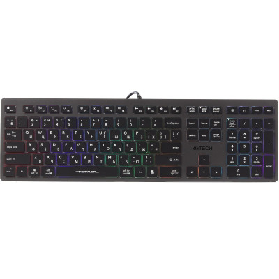 Клавіатура A4Tech Fstyler FX60H Grey Neon Backlit Клавіатура A4Tech Fstyler FX60H Grey Neon Backlit