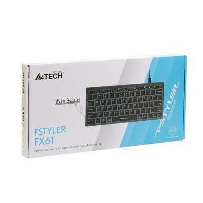 Клавіатура A4Tech Fstyler FX61 Grey Клавіатура A4Tech Fstyler FX61 Grey