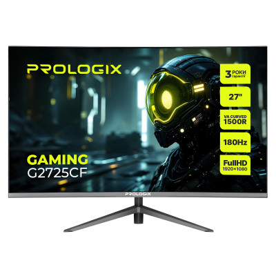 Монітор Prologix Gaming 27` G2725CF VA Black Curved 180Hz