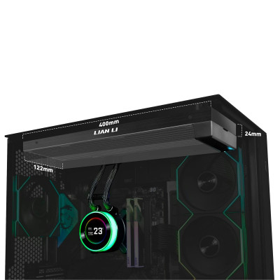 Система водяного охолодження Lian Li HydroShift II LCD-C 360 Fanless Black (G89.GHS2LCD36B.00)