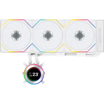 Система водяного охолодження Lian Li HydroShift II LCD-C 360TL White (G89.GHS2LCD36TW.00)