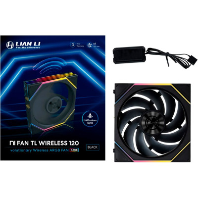 Вентилятор Lian Li Uni Fan TL Wireless 120-1 Black (G99.12TL1W1B.00) Вентилятор Lian Li Uni Fan TL Wireless 120-1 Black (G99.12TL1W1B.00)