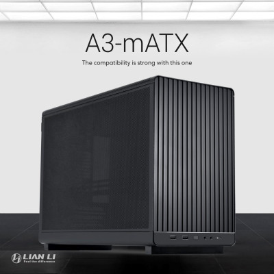 Корпус Lian Li A3-mATX Black (G99.A3X.00) без БЖ