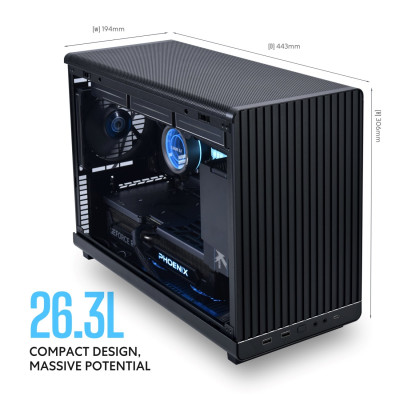 Корпус Lian Li A3-mATX Black (G99.A3X.00) без БЖ