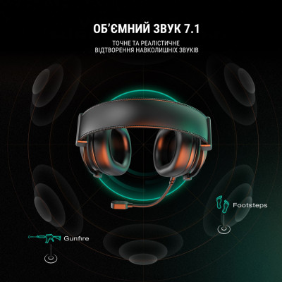 Гарнітура Fifine RGB H6 Black