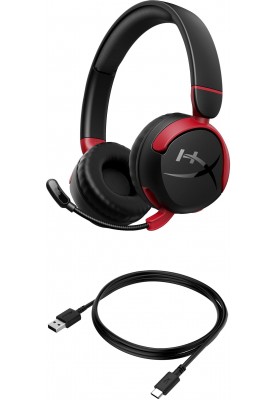 Гарнiтура HyperX Cloud Mini Wireless Black/Red (7G8F1AA)