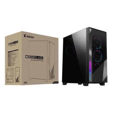 Корпус Gigabyte Aorus C500 Glass Black без БЖ (GB-AC500G ST)