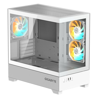Корпус Gigabyte C201 Panoramic Tempered Glass Ice без БЖ (GB-C201PI)