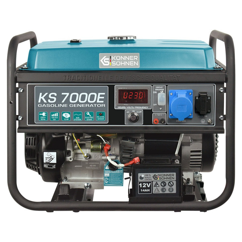 Генератор бензиновий Konner&Sohnen KS 7000E Генератор бензиновий Konner&Sohnen KS 7000E