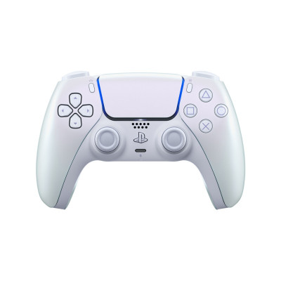 Геймпад бездротовий Sony PlayStation 5 DualSense Chrome Pearl (1000050600)