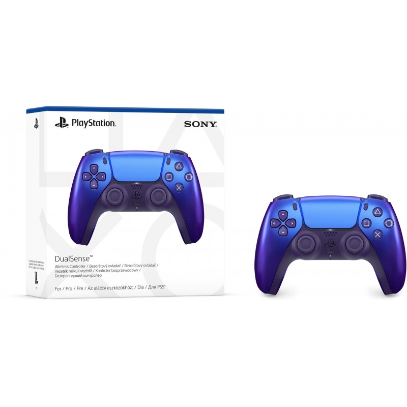 Геймпад бездротовий Sony PlayStation 5 DualSense Chrome Indigo (1000044476)