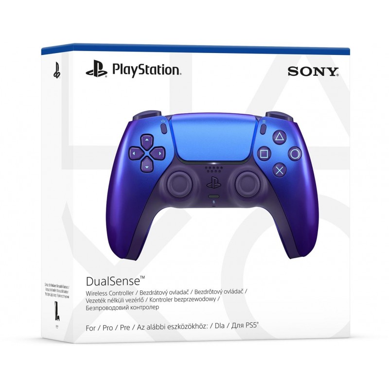 Геймпад бездротовий Sony PlayStation 5 DualSense Chrome Indigo (1000044476)