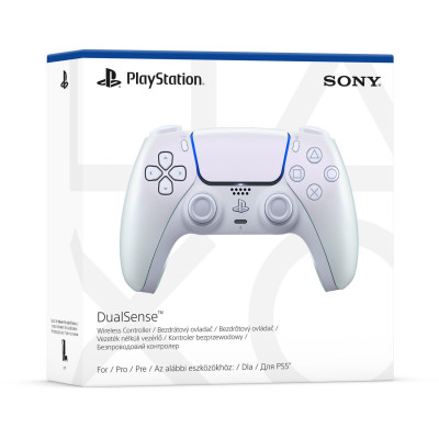 Геймпад бездротовий Sony PlayStation 5 DualSense Chrome Pearl (1000050600) Геймпад бездротовий Sony PlayStation 5 DualSense Chrome Pearl (1000050600)