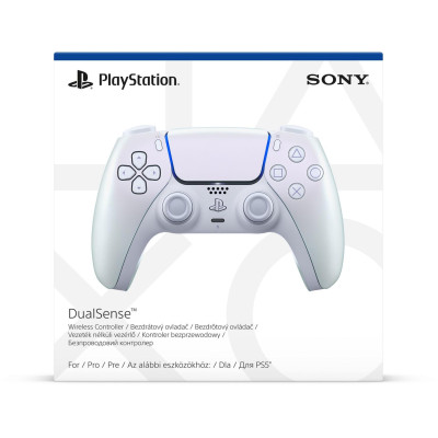 Геймпад бездротовий Sony PlayStation 5 DualSense Chrome Pearl (1000050600) Геймпад бездротовий Sony PlayStation 5 DualSense Chrome Pearl (1000050600)