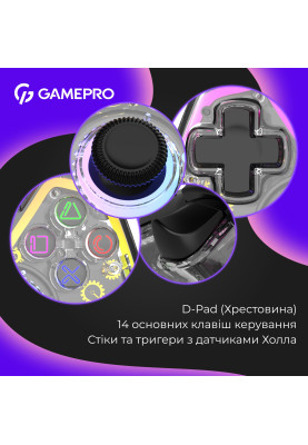 Геймпад GamePro GPS13T Transparent