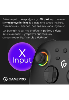 Геймпад GamePro GPX13B Black