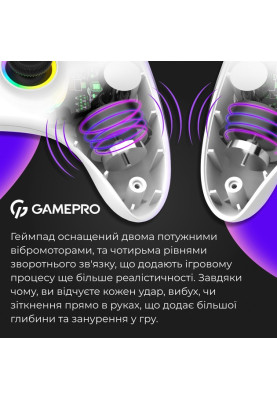 Геймпад GamePro GPX13W White
