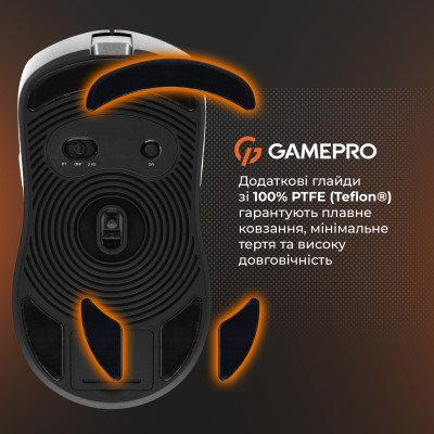 Миша бездротова GamePro Genesis Ranker White (GM012W)
