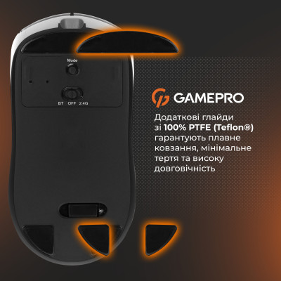 Миша бездротова GamePro Genesis Winner White (GM079W)
