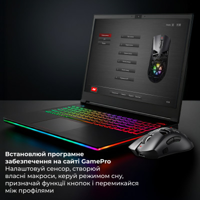 Миша бездротова GamePro Genesis Spider (GM870B) Миша бездротова GamePro Genesis Spider (GM870B)