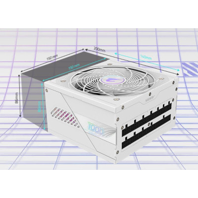 Блок живлення Gigabyte GP-AE1000PM PG5 ICE 1000W Блок живлення Gigabyte GP-AE1000PM PG5 ICE 1000W