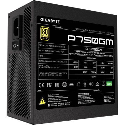Блок живлення Gigabyte GP-P750GM 750W Блок живлення Gigabyte GP-P750GM 750W