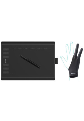Графічний планшет Huion New 1060Plus + рукавичка