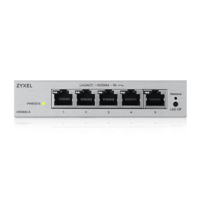 Комутатор ZYXEL GS1200-5 v3 (GS1200-5V3-EU0101F)