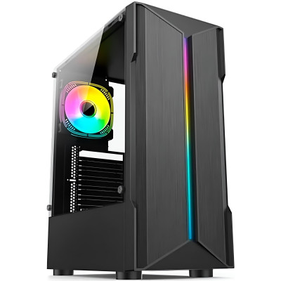 Корпус GTL Gaming Trooper Black (GTL1806) без БЖ Корпус GTL Gaming Trooper Black (GTL1806) без БЖ