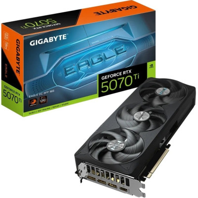 Відеокарта GF RTX 5070 Ti 16GB GDDR7 Eagle OC Gigabyte (GV-N507TEAGLE OC-16GD) Відеокарта GF RTX 5070 Ti 16GB GDDR7 Eagle OC Gigabyte (GV-N507TEAGLE OC-16GD)