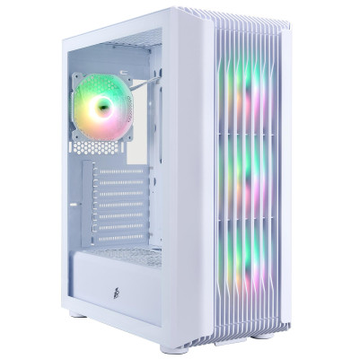 Корпус 1stPlayer H6-WH-4F7-W White без БЖ