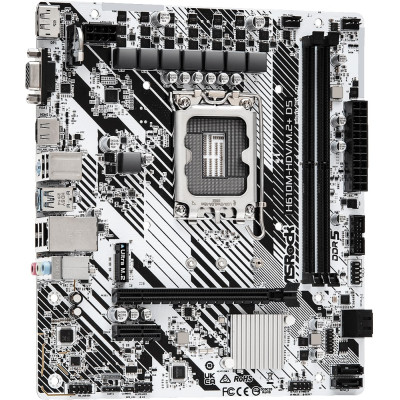 Материнська плата ASRock H610M-HDV/M.2+ D5 Socket 1700 Материнська плата ASRock H610M-HDV/M.2+ D5 Socket 1700