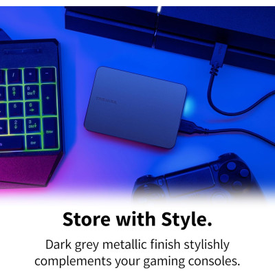 Зовнішній жорсткий диск 2.5" USB 2.0TB Toshiba Canvio Gaming Dark Grey (HDTX220EK3AA) Зовнішній жорсткий диск 2.5" USB 2.0TB Toshiba Canvio Gaming Dark Grey (HDTX220EK3AA)