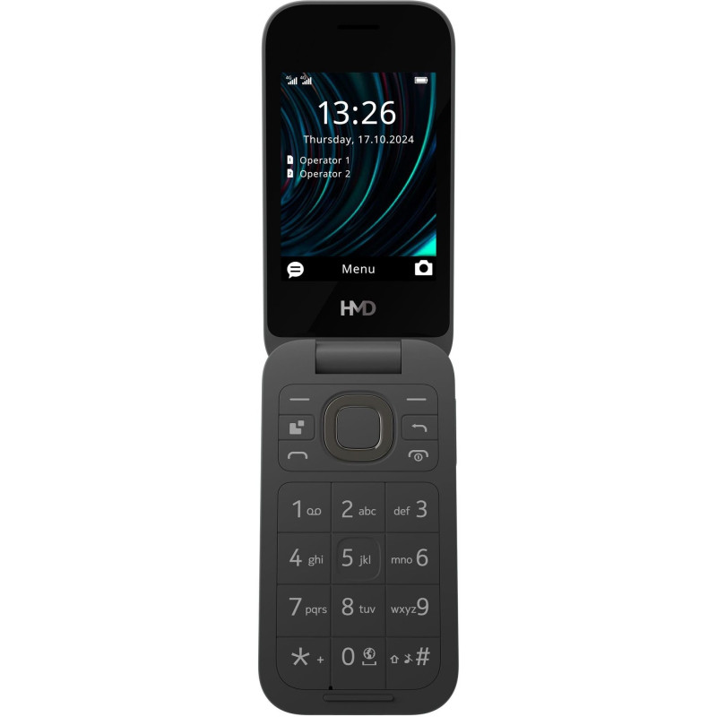 Мобільний телефон HMD 2660 Flip Black