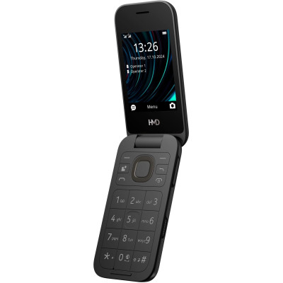 Мобільний телефон HMD 2660 Flip Black