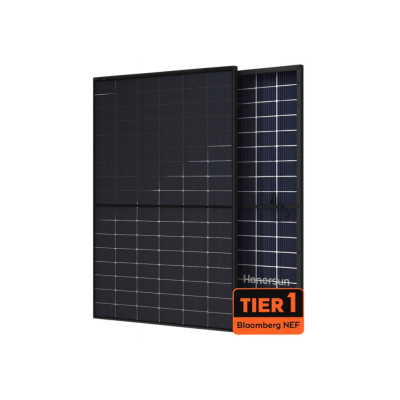 Фотоелектрична сонячна панель Hanersun HN21RN-54HT 500W bifacial BlackFrame, монокристалічна