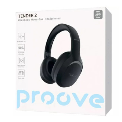 Bluetooth-гарнітура Proove Tender 2 APP Black (HPTR2001AP01) Bluetooth-гарнітура Proove Tender 2 APP Black (HPTR2001AP01)