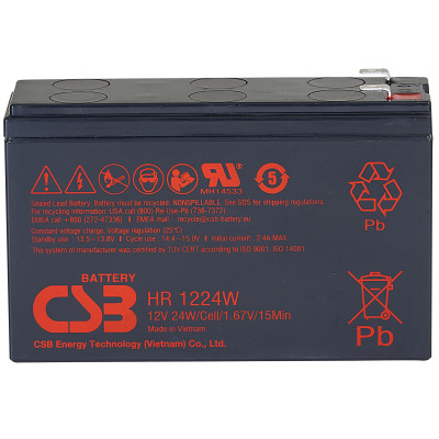 Акумуляторна батарея CSB 12V 6.5AH (C) AGM