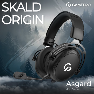 Гарнітура GamePro Asgard Skald Origin Black (HS850B) Гарнітура GamePro Asgard Skald Origin Black (HS850B)