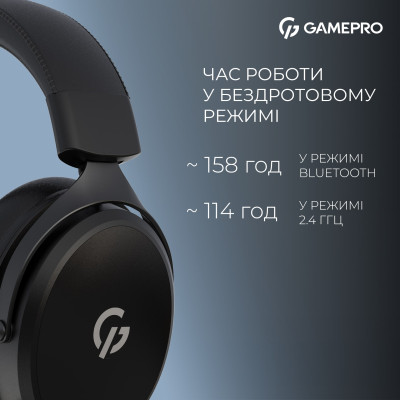 Гарнітура GamePro Asgard Skadi Black (HSW191B) Гарнітура GamePro Asgard Skadi Black (HSW191B)