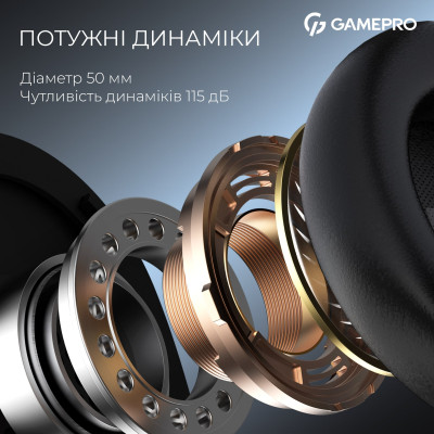 Гарнітура GamePro Asgard Skadi Black (HSW191B) Гарнітура GamePro Asgard Skadi Black (HSW191B)
