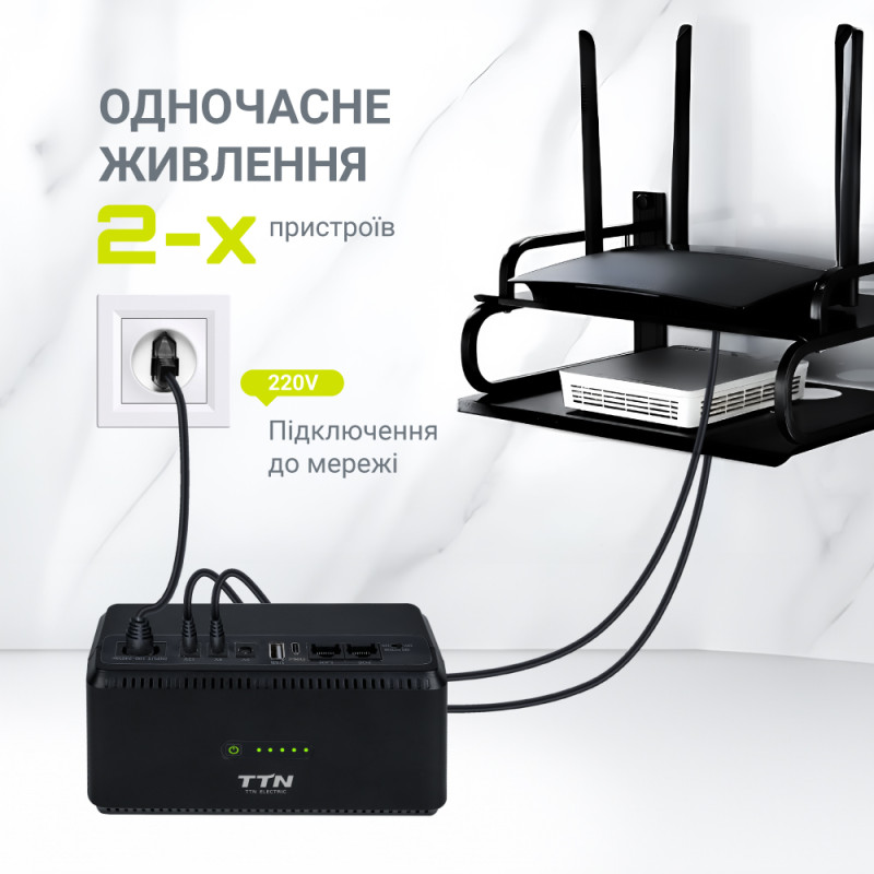 Джерело безперебійного живлення TTN DCL-36W 36W PoE