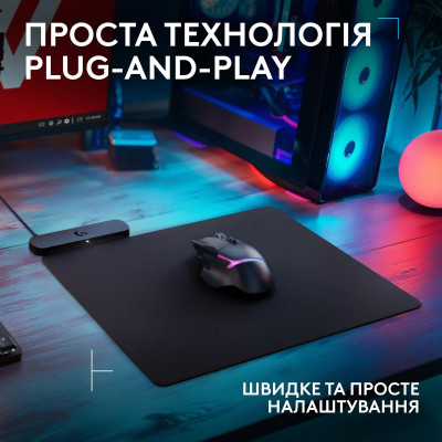 Ігрова поверхня Logitech G PowerPlay 2 Black (947-000003) Ігрова поверхня Logitech G PowerPlay 2 Black (947-000003)