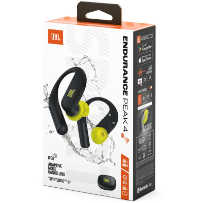 Bluetooth-гарнітура JBL Endurance Peak 4 Black (JBLENDUPEAK4BLKL) Bluetooth-гарнітура JBL Endurance Peak 4 Black (JBLENDUPEAK4BLKL)